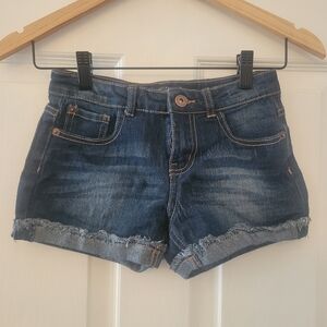 Lucky Brand Distressed Riley Jean Shorts Girls 10